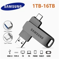 1TB 2TB 4TB 8TB 16TB  2 In 1 Flash Drive High speed Metal USB Flash Drive Type-C U Stick
