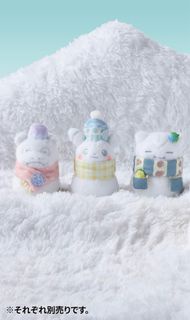Pokémon centre 寶可夢 寵物小精靈 比卡超 皮卡丘卡比獸 小呆獸 呆呆 雪人 冬天 系列 豆豆公仔 卡 咭
