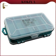 [kokiya] Plastic 8-Slot  Screws Nail Storage Box Case Jewelry Organizer160 x92x44mm