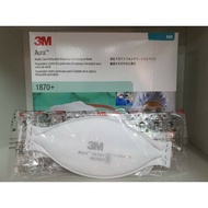3M AURA 1870 N95 Medical Surgical 1870+ Particulate Respirator (1Pcs) NIOSH Health-care Face Mask