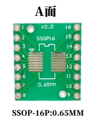 Sop16 SSOP16 Wide Body Patch to 2.54 In-Line DIP 0.65/1.27mm IC Adapter Board