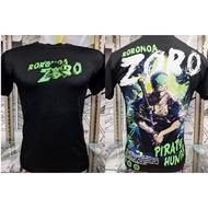 ONE PIECE ANIME T-SHIRT ZORO T-SHIRT/ ONE PIECE T-SHIRT/ T-SHIRT/ RORONOA ZORO T-SHIRT/ PIRATE HUNTE