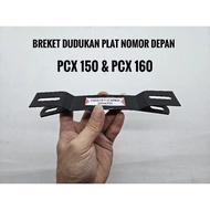 HITAM Number Plate Holder PCX OLD PCX NEW 150 160 Enter In Front Of The Number Plate VISOR BK Number BRACKET BRACKET BRACKET BRACKET BRACKET BRACKET Holder Thick Iron Plate Frame Black NMAX XMAX ADV 150 160 VARIO 160 LEXI N-MAX AEROX ANTI Rocking Sturdy H