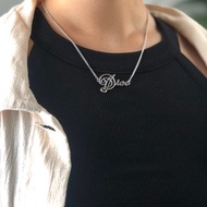 【 VintageShop solo 日本直送中古包專賣店 】Christian Dior 經典項鍊 સilver DIOR logo vintage 7y22dd