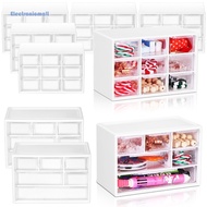 [Ready Stock] Craft Organizer with 9 Clear Drawers for Office Home 9 set