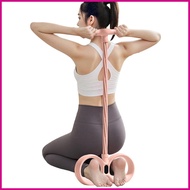 Foot Pedal Resistance Band 6-Tube Elastic with Handle Multifunction Pedal Resistance Band for Women 