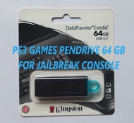 PS3 PLAYSTATION 3 GAMES PENDRIVE 64 GB| JAILBREAK |