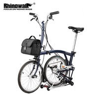 Rhinowalk Bike Front Bag Basket Bags Front Rack Pack Carrier Bags 7L Use For Brompton Pikes 3sixty Camp Royal Folding Bi