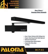 PALOMA DOOR CLOSER SLIDING ARM PENAHAN PINTU OTOMATIS DCP 412 HITAM