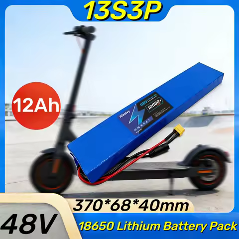13S3P 48V 12000mAh Electric Scooter Lithium Battery 18650 Battery Pack 48V 12Ah Electric Scooter Ele