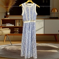 Lyn Araond dress size UK 8, size S-M, elastic waist, genuine