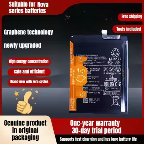 Suitable for Huawei nova6/7Pro/8/9 original battery Nova5Pro/Nova 3/4/Nova 7se/6se genuine battery d