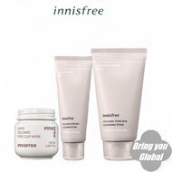 [Instock] Innisfree cleanser (Incl. Super Volcanic pore clay mask 100ml, Jeju Volcanic Pore Cleansing Foam EX or BHA version) , facial cleanser facial mask