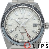 精工 Grand Seiko Spring Drive GMT 44.5毫米
Grand Seiko Spring Drive SBGE307/9R66-0BT0 鈦金屬男士腕錶 白色，成色極佳 [二