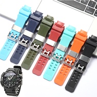 Rubber Strap Adapt to Casio GA-1000 GA1100 GW-A1000 GW-A1100 G-1400 GW400 Watch Accessories