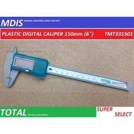 TOTAL TMT331501 0-150MM Plastic Digital Caliper 3V