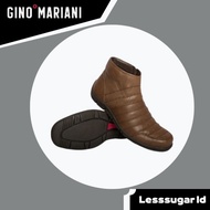 Gino MARIANI Shoes Original Borwn Dark Raymond Leather Boots Model 1