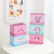 Cartoon Cartoon Bear Desktop Storage Box Foldable Desktop Storage Box Cosmetic Storage Box Stationer