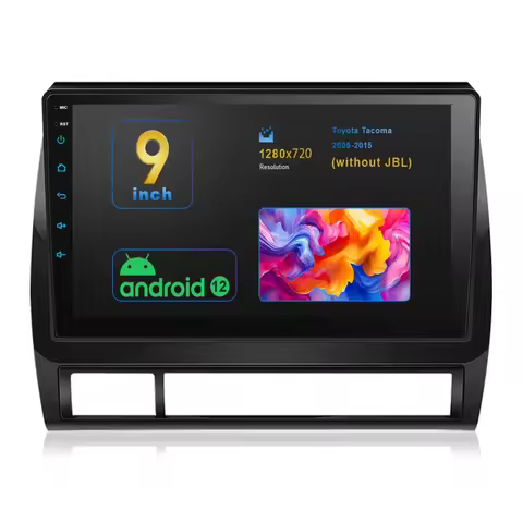 IYING 9" Android Car Radio For Toyota Tacoma 2005‑2015 Without JBL Wireless CarPlay Android Auto GPS