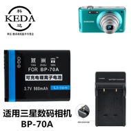 Suitable for Samsung ST30 ST60 ST61 ST67 ST77 ST73 Camera Battery+Charger BP70A