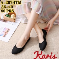 Sepatu Wanita Flat Jelly Karis Khusus Hitam Murah