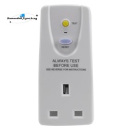 Uk Plug 13A Gfci Leakage Protection Plug Rcd Socket Home Circuit Breaker Cutout  Switch- Uk Plug