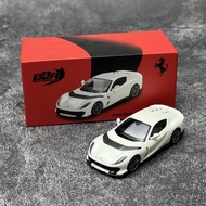 BBR 1: 64 Ferrari Ferrari 812 Competizione White Alloy Car Model