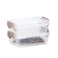 Multipurpose 2 Layer Box SMITH Size 12.2x8.2x7.5 Cm. Model TG54865 Clear Color