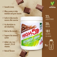HIGH5 Recovery Drink : The ultimate protein / carbohydrate shake for after sport. Mix with milk or w