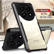 Realme 13+5G/Realme 13 5G/Realme 13Proตรงรุ่น(พร้อมส่งในไทย)เคสกันกระแทกขอบสีหลังใสOPPO Realme 13 Pr