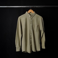 JB Kemeja Pique Lengan Panjang PSY Olive