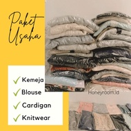 Paket Usaha Cardigan Knitwear Thrift (10pc+Bonus)