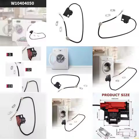 A0NC W10404050 Washing Machine Lid Lock Switching Child Safety for W10238287 W10404050VP