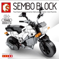 Sembo Blocks Honda Navi 110 Scooter Motorcycle Building Block Toys
