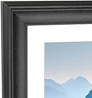 22x28 Panoramic Picture Frames Solid Wood ,With White Mat ,Fit 19x25 inch Photos with Mat or 22x28 w
