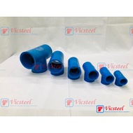 Emerald Blue Tee Blue Fittings PVC Water Pipe 1 1/2 to 2 inches 50 mm to 60 mm