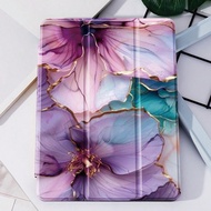 1 Pc Marble-Patterned Flowers Tablet & Kindle E-Book Case Compatible With IPad 10th Generation, IPad