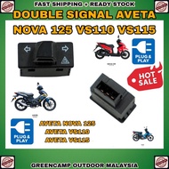 AVETA DOUBLE SIGNAL NOVA 125 AVETA VS110 AVETA VS115 DOUBLE SIGNAL AVETA COVERSET SPARKPLUG MOTORCYC