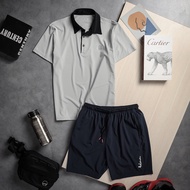 Bộ thun nam thể thao cổ bẻ thoáng khí hút mồ hôi cao cấp Pious BTCBP6002