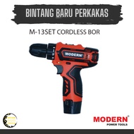 Mesin bor cordless Modern M13 SET / cordless drill 10mm / bor charge