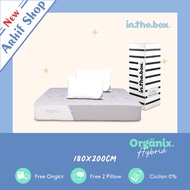 SPECIAL PROMO! inthebox ORGANIX HYBRID 180x200x28 (King) Kasur Busa in the box