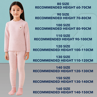 Hitchie Hikes Girls Thermal Sleepwear Set - Ultra Warm 3X Stretchable Top & Bottom Pyjama Set for Ki