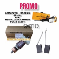 ARMATURE DOLIZ BA295 ANGKER + CARBON BRUSH JACK HAMMER DOLIZ BA 295 - safetyspace