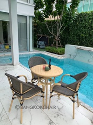 [ส่งเร็ว1-2วัน] BANGKOKCHAIR โต๊ะอลูมิเนียม โต๊ะ Outdoor โต๊ะสนามอลูมิเนียมลายไม้ โต๊ะกลางแจ้ง TAL-400 (ราคาเฉพาะโต๊ะ 1 ตัว)This price for only one table