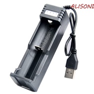 ALISOND1 18650 Lithium Charger LED Smart Convenient Lithium Battery Charger Li-ion Battery Auto Stop Charger 18650 Battery Charging Dock