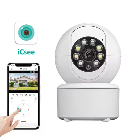 ICSEE App 2MP WIFI Smart Camera Security Protection Baby Monitor Full Color Night Vision Ai Human Tr
