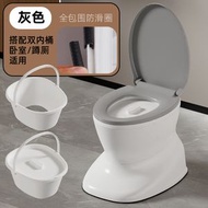 可攜式可移動馬桶 孕婦老人坐便器 便盆 加厚防臭室內痰盂（平行進口）（快遞送貨上門）