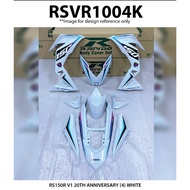 Honda RS150 RS150R V1 20th Anniversary (4) Cover Set Sticker Tanam Rapido New