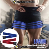 MAGICIANOK 2Pcs Blood Flow Restriction Bands Arm Muscle Women Glutes Fitness Sports Accessories Gym 