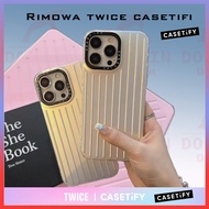 Rimowa twice  casetify luggage pattern Colorful Discoloration Phone Case iphone case for  11 12 13 14 15 Pro Max ip cell